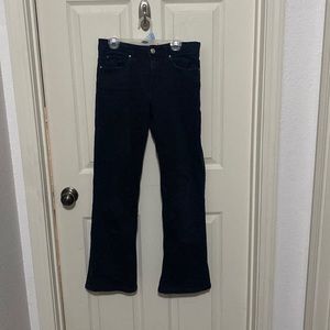 Zara kids black flare jeans